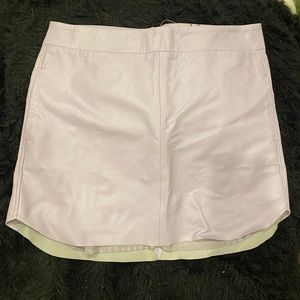 Karina Grimaldi Lilac Jacob Leather Skirt